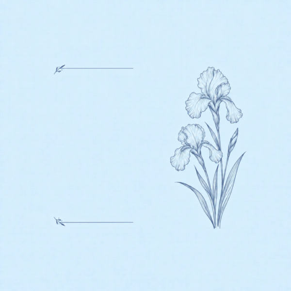 Powder Blue Iris