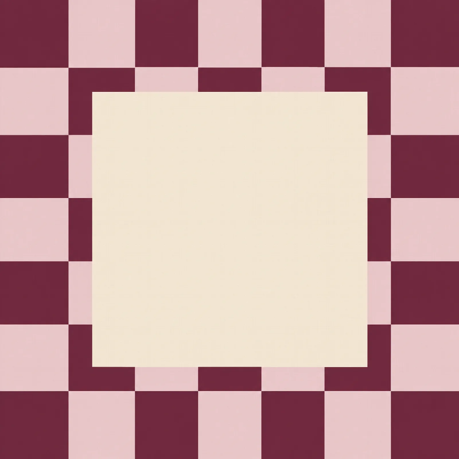 Checker in bordeaux en poederroze